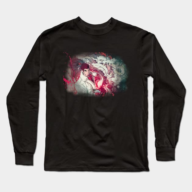 Yakuza: Like a Dragon (fade) Long Sleeve T-Shirt by megavisions